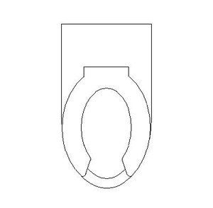 gx_PLBG Toilet Floor Mounted Flush Plan