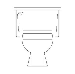 gx_PLBG Toilet Floor Mounted Tank Front