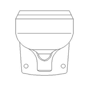 gx_PLBG Toilet Wallhung Flush Front