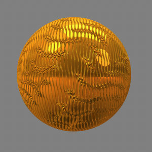 gold wavelet maya material