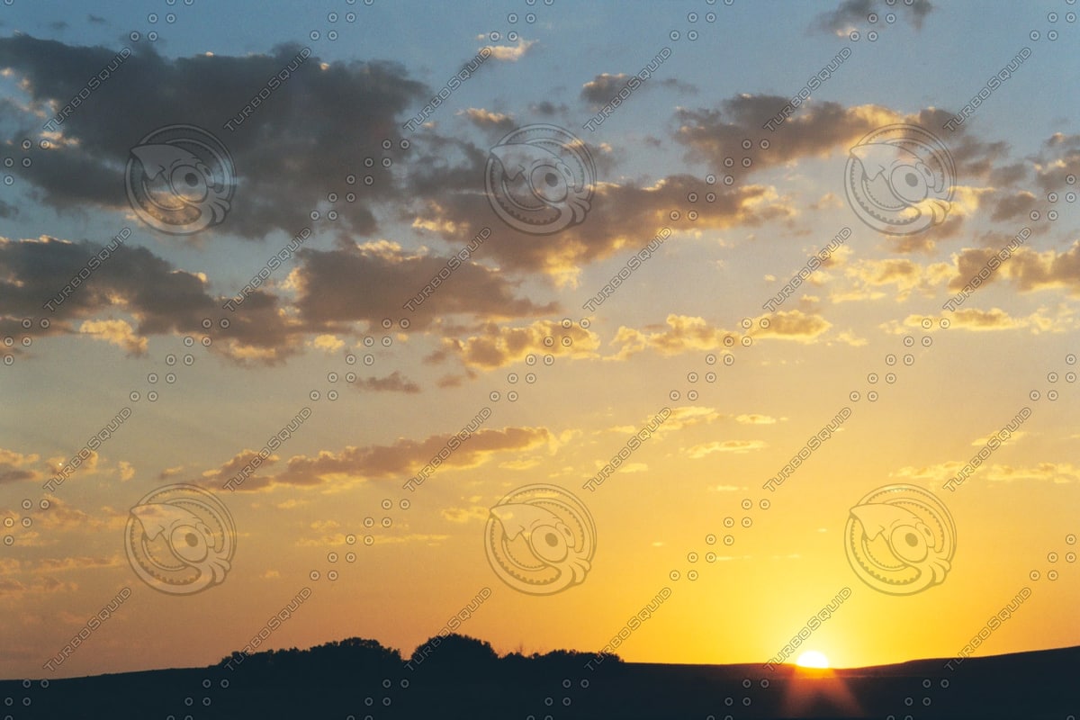 Stock Jpeg Kansas Farm Sunset