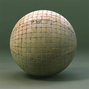 Maya Material Small Rough Tiles