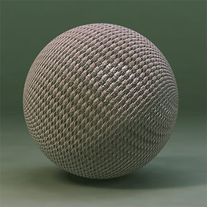 fabric thick metallic fibers maya material