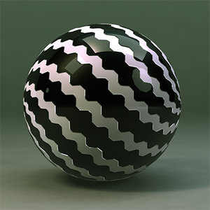 Maya Material Abstract Wave Lines