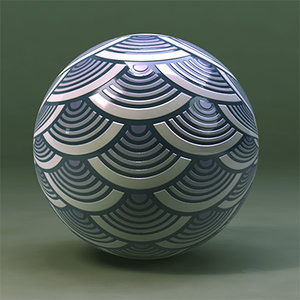 Maya Material Abstract Ceramic Gloss