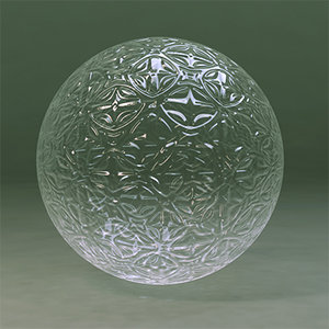 Maya Material Glass Textured 4