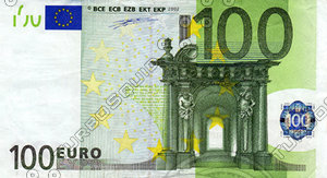 100 one hundred euro banknote high resolution texture
