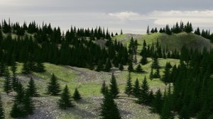 Evergreen Trees and Forest Tutorial