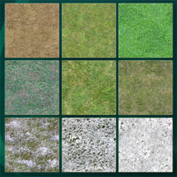 4 seasons - tileable grass textures