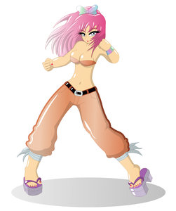 Action pose Girl.ai