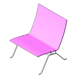 Chair - Poul Kjaerholm - pk22 Wicker