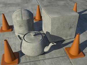 Concrete Slabs One - Mental Ray Material - 3ds max2010