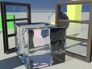 Glass Light Wavy 1_01 - Mental Ray material