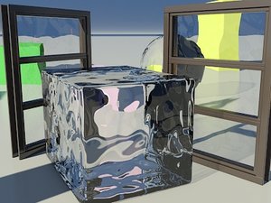 Glass Wavy 1_01 - Mental Ray material