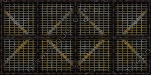 Gothic metal grate