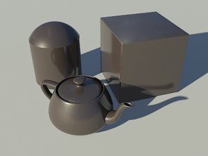 Bronze Anodized -  mullions - Mental Ray material