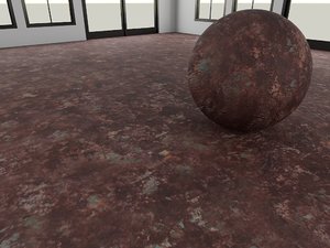 Metal_Rusted_1 - Prucedural Rusted Metal - 3ds max 2010 Mental Ray material