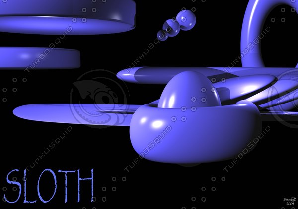 General JPEG Sloth blue deadly