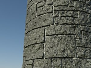 Stone_Procedural_GreyDark_1 - HIGH QUALITY PROCEDURAL stone material - Mental Ray shader