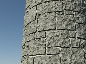 Stone_Procedural_Grey_Light_1 - HIGH QUALITY PROCEDURAL stone material - Mental Ray shader
