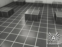 Tile_1_Grey - Procedural Marble Tile Material - 3ds Max 2010 Mental Ray