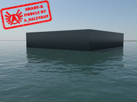 Water_Non-transparent_1 - Water Material - Procedural - 3ds max 2010 Mental Ray shader