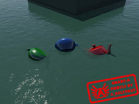 WaterTransparent_1 - Water Material - Procedural - 3ds max 2010 Mental Ray shader