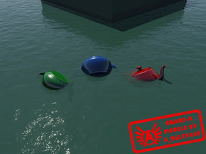 WaterTransparent_1 - Water Material - Procedural - 3ds max 2010 Mental Ray shader