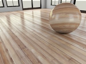 WoodFloor_2_LightGlossy - Wood Floor - 3DS Max 2010 - Mental Ray Shader