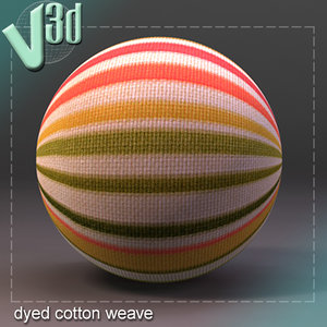 dyed cotton fabric maya material