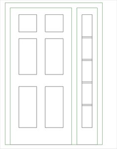 Single-Raised Panel with 1 Sidelight-H.rfa