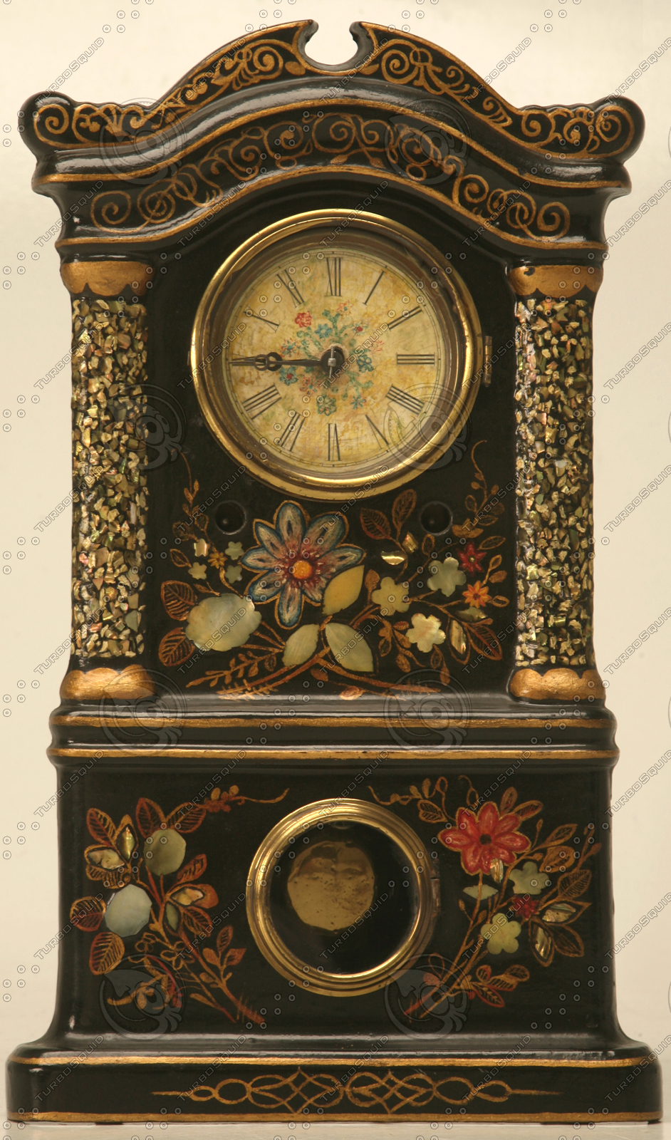 Texture PNG painted clock clocks