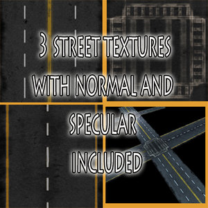 3pack  street road texture