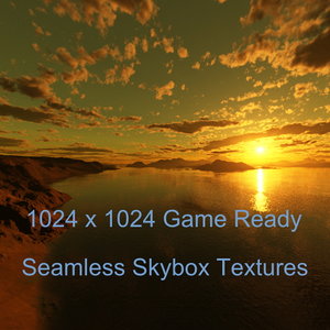 Island Sunset Skybox High Resolution