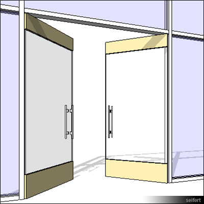 Building Revit Family Door Swing Wall