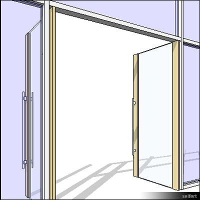 Building Revit Family Door Swing Wall