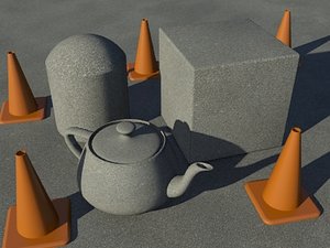 Asphalt or Concrete 1 - Mental Ray - for ground or aerial views - PROCEDURAL!!!