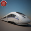 3ds chinese crh-3 high-speed train