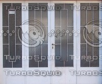 Old metal garage doors texture