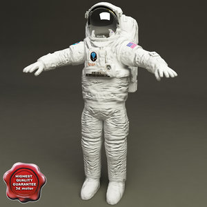 nasa space suit 3d model