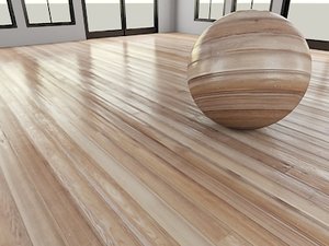 WoodFloor_2_Light - Wood Floor - 3DS Max 2010 - Mental Ray Shader