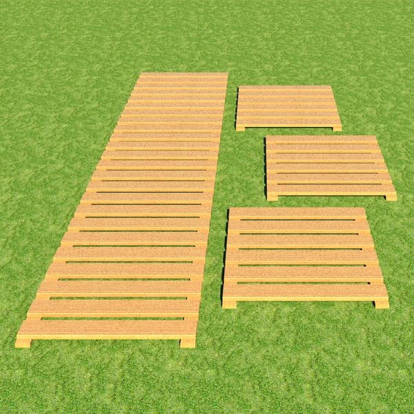 Building Revit Family deck Furniture parametric