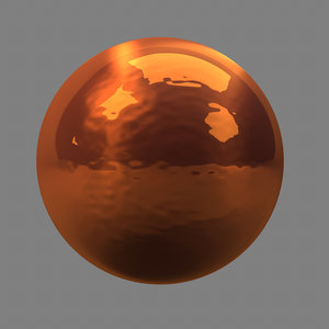copper metal maya material