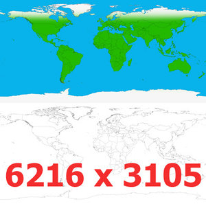 world map