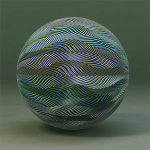 Maya Material Abstract Alien Hyper-Coil