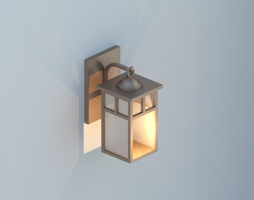 Revit Wall Sconce - Revitcity Object Wall Sconce, Rutherford Sconce 3d Model Formfonts 3d Models ...