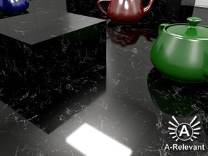 Marble_5_Black_S_Mat - Procedural Marble Material - 3ds Max 2010 Mental Ray