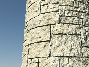 Stone_Procedural_ChalkTan_1 - HIGH QUALITY PROCEDURAL stone material - Mental Ray shader