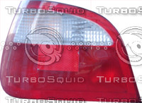 Megane Car Rear Light Texture Map