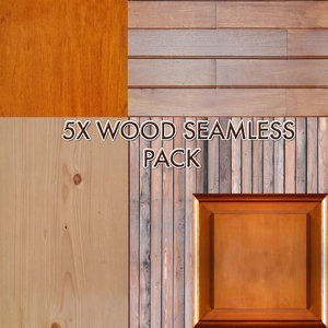 5 x Wood Seamless Pack